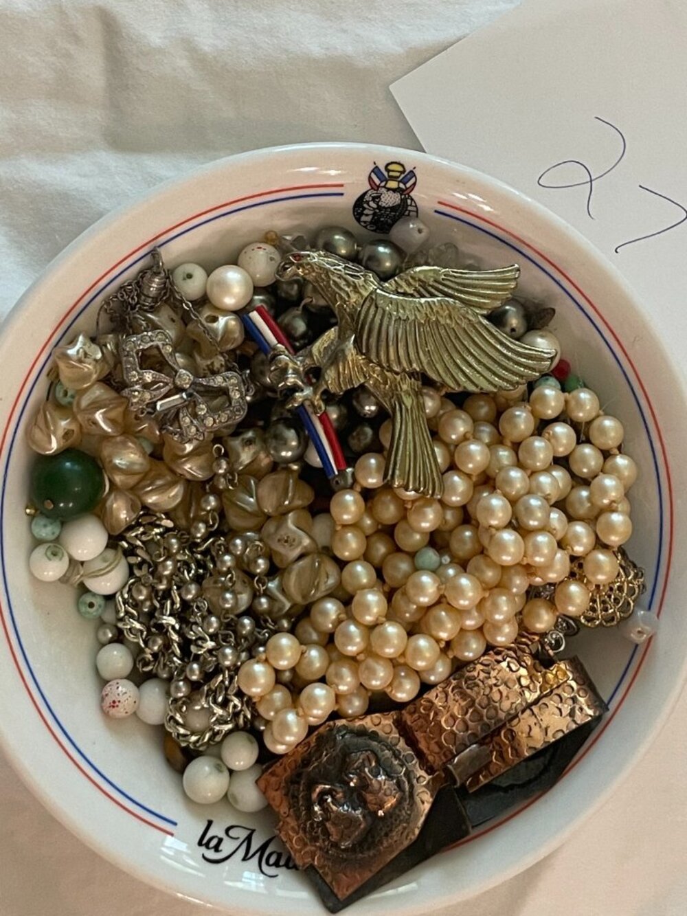 Jewelry maker's lot #27 patriotic bald eagle July 4 fourth